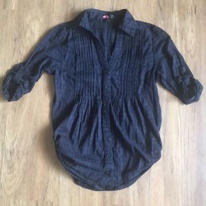 🔆3/4 sleeve Black Top (S)